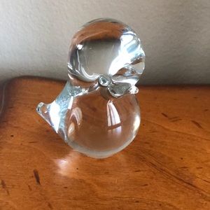 Bird Paperweight (FM Konstglass - Ronneby, Sweden)